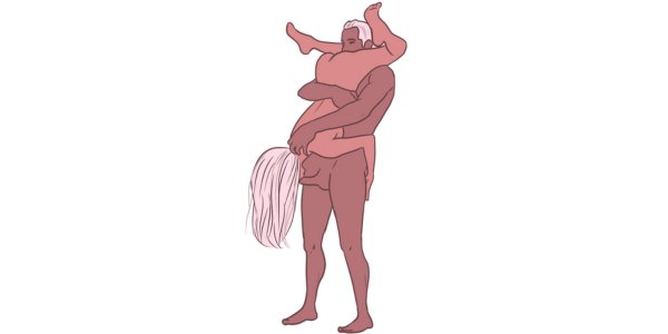 Upside-Down 69 sex position, a sex on standing position for exciting and adventurous intimacy