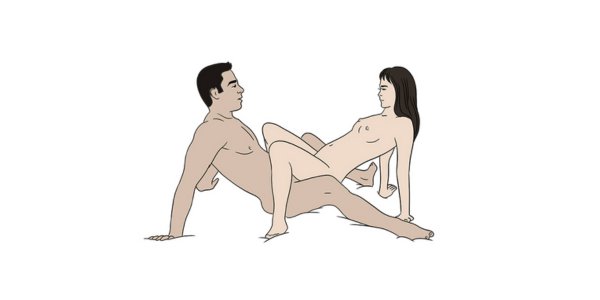Exposed Eagle sex position