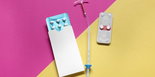 Illustration explaining how birth control affects menstruation and answers if sex can delay period