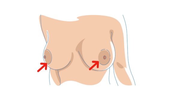 Two women exploring breast and nipple play — showing how to have a lesbian sex with gentle touch and intimacy