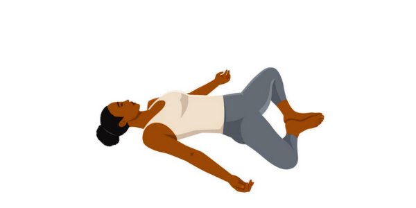 Bound Angle Pose in sex yoga postures for deeper relaxation and flexibility